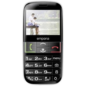 Emporia Euphoria Senioren mobiele telefoon Met laadstation, SOS-knop Zwart