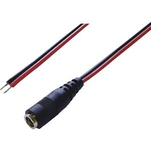 BKL Electronic DC-connector DC-koppeling - Vertind 2.5 mm 0.75 m 1 stuk(s) Single