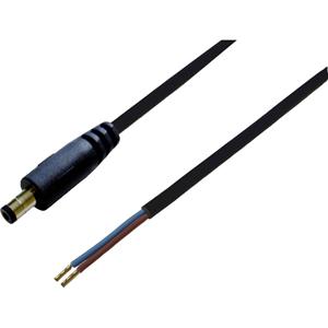 BKL Electronic DC-connector Holle DC-stekker - Adereindhulzen 5.5 mm 2.1 mm 0.75 m 1 stuk(s) Single