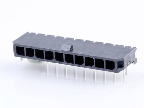Molex 436501003 Male header, inbouw (standaard) Totaal aantal polen: 10 Rastermaat: 3.00 mm Inhoud: 1 stuk(s) Tray