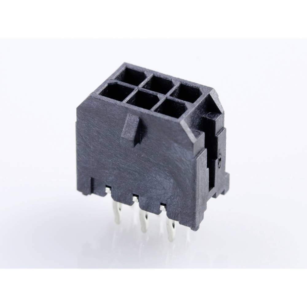 Molex 449140601 Male header, inbouw (standaard) Totaal aantal polen: 6 1 stuk(s) Tray