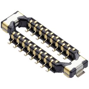 Molex 2033900323 Mezzanineconnector Quad-Row Totaal aantal polen: 32 Rastermaat: 0.175 mm Inhoud: 1 stuk(s) Tape on Full reel