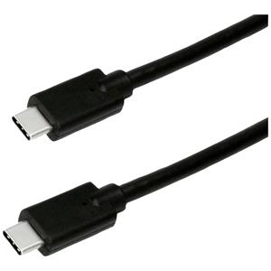 rolinegreen Roline green USB-C Kabel USB 3.2 Gen2 (USB 3.1 Gen2) USB-C Stecker 0.50m Schwarz Geschirmt, Haloge