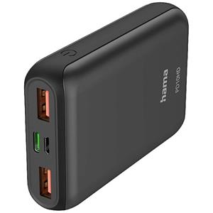 Hama PD10-HD Powerbank 10000 mAh LiPo USB-A, USB-C Anthrazit