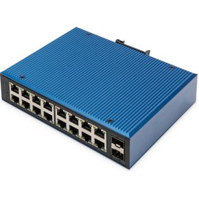 Digitus DN-651138 Industrial Ethernet Switch 16 + 2 poorten 10 / 100 / 1000 MBit/s