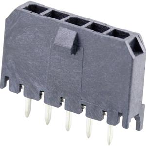 Molex 436500528 Male header, inbouw (standaard) Totaal aantal polen: 5 Rastermaat: 3 mm Inhoud: 1 stuk(s) Tray