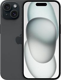 Apple iPhone 15 256GB zwart - refurbished