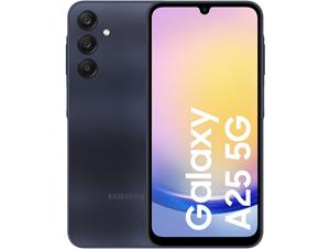 Samsung Galaxy A25 5G Smartphone 128GB 16.5cm (6.5 Zoll) Blau-Schwarz Android™ 14 Hybrid-Slot