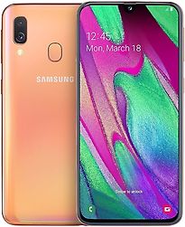 Samsung Galaxy A40 Dual SIM 64GB roze - refurbished