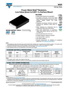 Vishay WSR2R1000FEA Metaalfilmweerstand 100 mΩ SMD 2.0 W 1 % 1 stuk(s) Tape