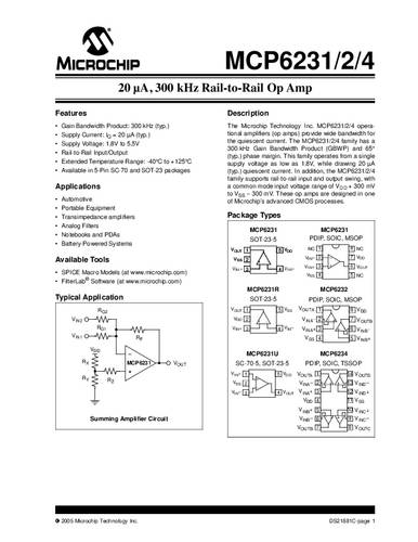Microchip Technology MCP6232-E/P Lineaire IC - operational amplifier Versterker PDIP-8 Tube