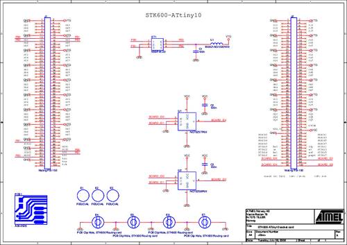 Microchip Technology ATSTK600-ATTINY10 SMD 1 stuk(s)