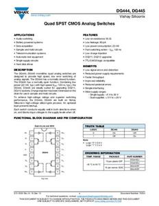 Vishay DG444DY-E3 SMD 1 stuk(s) Tube