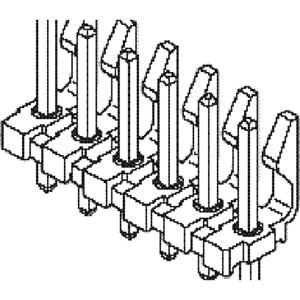 Molex 416713100 Male header, inbouw (standaard) Inhoud: 1 stuk(s)