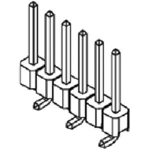 Molex Stiftleiste (Standard) Anzahl Reihen: 1 878980426 Tube