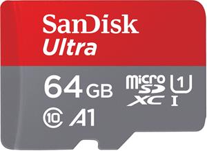 SanDisk Ultra microSDHC 64GB 140MB/s.Adapt.SDSQUAB-064G-GN6IA