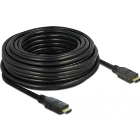 DeLock 85285 HDMI kabel 15 m HDMI Type A (Standaard) Zwart