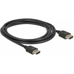 DeLock 85294 HDMI kabel 2 m HDMI Type A (Standaard) Zwart