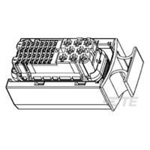 TE Connectivity 368383-1 1 stuk(s) Tray