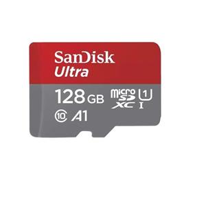 SanDisk Ultra - Flash-Speicherkarte (microSDXC-an-SD-Adapter inbegriffen) - 128 GB - A1 / UHS-I U1 / Class10 - microSDXC UHS-I