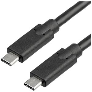 Akyga USB-kabel USB-C stekker, USB-C stekker 1.00 m Zwart AK-USB-25