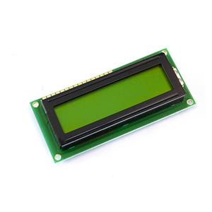 Display Elektronik LC-display Zwart Geel-groen (b x h x d) 80 x 36 x 12.4 mm