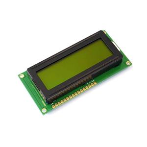 Display Elektronik LC-display Zwart Geel-groen (b x h x d) 84 x 40 x 13.7 mm