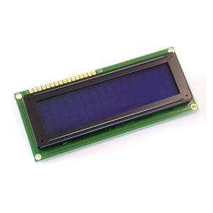 displayelektronik Display Elektronik LCD-Display Schwarz, Weiß Blau (B x H x T) 100 x 42 x 12.6mm DEM16214SBH-PW-N