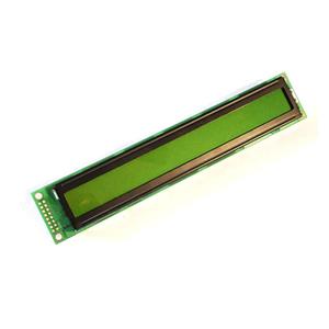Display Elektronik LC-display Zwart Geel-groen (b x h x d) 175 x 33.5 x 14.5 mm