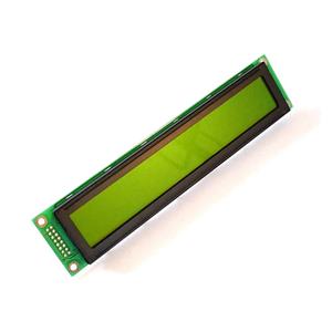 Display Elektronik LC-display Zwart Geel-groen (b x h x d) 180 x 40 x 13.9 mm