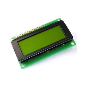 Display Elektronik LC-display Zwart Geel-groen (b x h x d) 77 x 47 x 10.1 mm