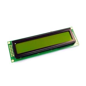 Display Elektronik LC-display Zwart Geel-groen (b x h x d) 118 x 36 x 13.5 mm