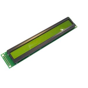 Display Elektronik LC-display Zwart Geel-groen (b x h x d) 182 x 33.5 x 14 mm