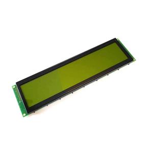 Display Elektronik LC-display Zwart Geel-groen (b x h x d) 288.3 x 77.5 x 14 mm