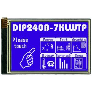 displayelektronik Display Elektronik Grafik-Display Weiß 240 x 128 Pixel (B x H x T) 113.00 x 70.00 x 11.8mm