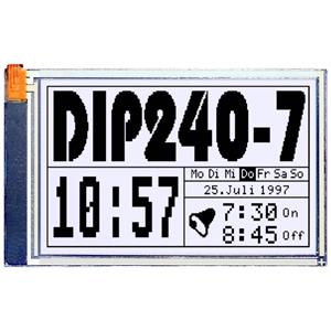 Display Elektronik Grafisch display Wit 240 x 128 Pixel (b x h x d) 113.00 x 70.00 x 10.8 mm