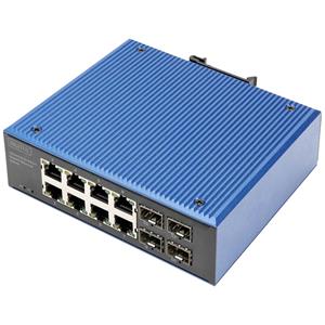 Digitus DN-651152 Industrial Ethernet Switch 8 + 4 poorten 10 / 100 / 1000 MBit/s