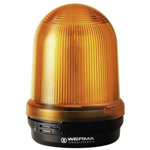 Werma Signaltechnik Signaallamp LED 829.350.55 829.350.55 Geel Continulicht, Knipperlicht 24 V/DC