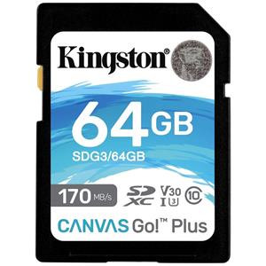 Kingston Canvas Go! Plus SD-kaart 64 GB Class 10 UHS-I