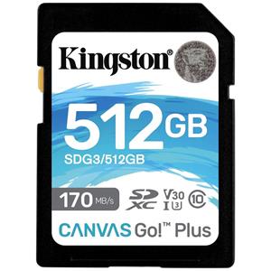 Kingston Canvas Go! Plus SD-kaart 512 GB Class 10 UHS-I