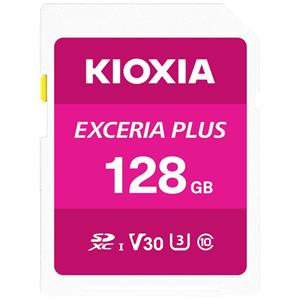 Kioxia EXCERIA PLUS SDXC-kaart 128 GB UHS-I, v30 Video Speed Class