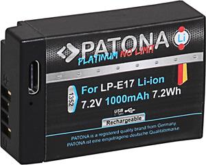 Patona Canon LP-E17 accu met USB-C ( Platinum)