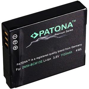 Patona Akku für Panasonic DMC TZ71 TZ61 TZ58 TZ56 TZ41 TZ40 ZS30 Kamera-Akku DMW-BCM13 1100 mAh (3,6 V)