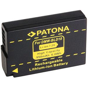 Patona Akku für Panasonic BLD10 Kamera-Akku Ersatzakku 950 mAh (7,2 V, 1 St), BLD10E DMC-GF2 GF2