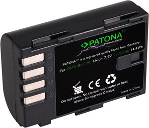 Patona Akku für die Panasonic Lumix GH5 GH4 und G9, kompatibel mit Panasonic Kamera-Akku DMW-BLF19/BLF19E 2000 mAh