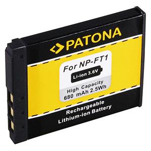 Patona Akku für Sony NP-FT1 Kamera-Akku Ersatzakku Kameraakku 680 mAh (3,6 V, 1 St), CYBER-SHOT DSC T1 T3 T5 T9 T11 T10 L1 T33