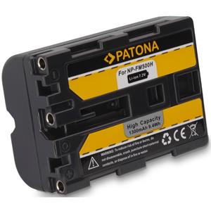 Patona Akku für Sony NP-FM500H Kamera-Akku Ersatzakku Kameraakku 1300 mAh (7,2 V, 1 St), NP-FM500 A900 A700 A300 A200