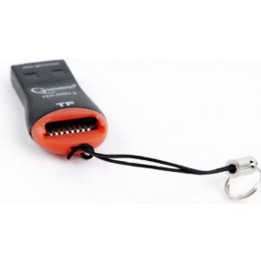 Gembird FD2-MSD-3 geheugenkaartlezer USB 2.0 Zwart, Rood