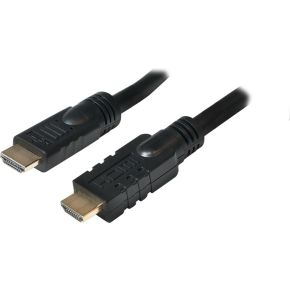 LogiLink HDMI Anschlusskabel HDMI-A Stecker, HDMI-A Stecker 10.00m Schwarz CHA0010 vergoldete Steckk