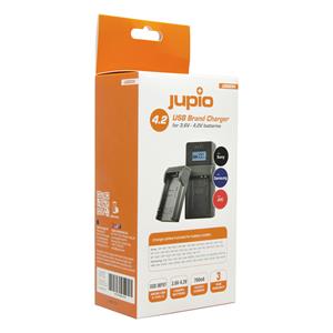 Jupio USB Brand Charger Kit für Sony 3,6V-4,2V Batterien